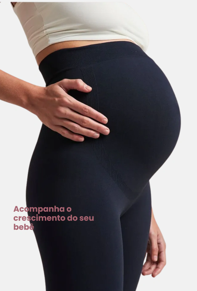 Legging Comf Gestante | Cós Alto Sem Costura